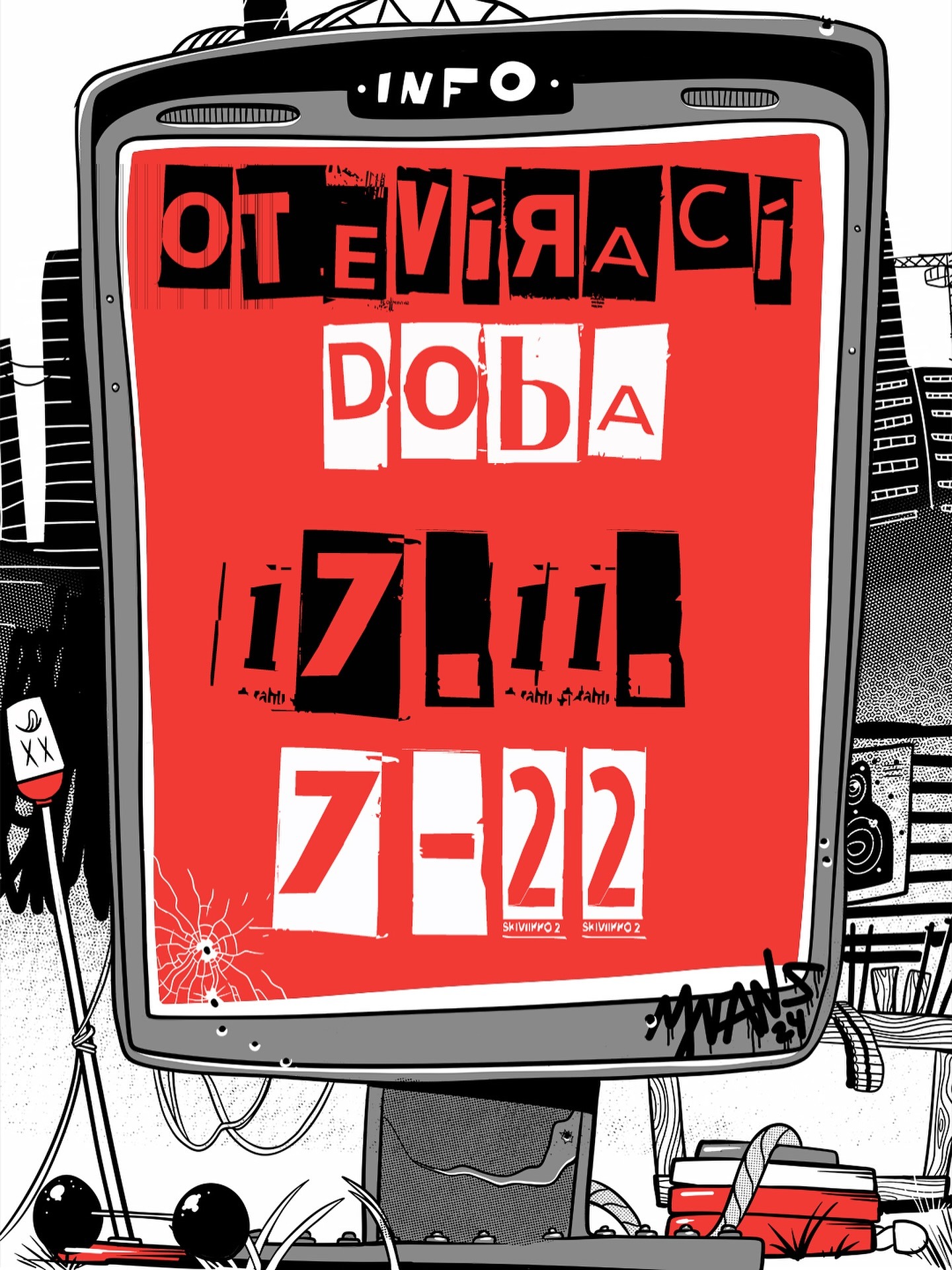 otevírací doba 17.11.