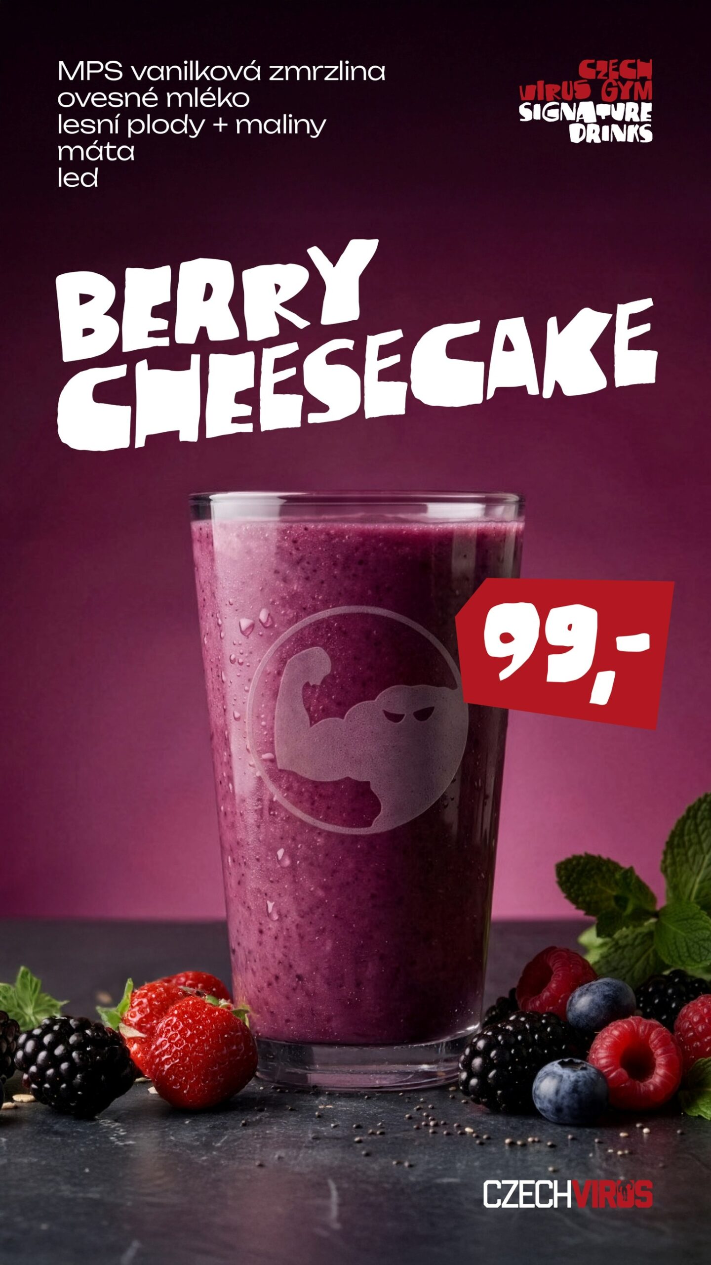 CZECH virus gym Protein shake